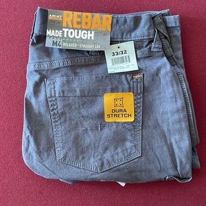 Ariat Work Rebar M4 Low Rise DuraStretch Straight Leg Pant 33/32